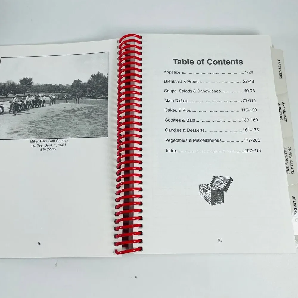 Miller Park Minne Lusa Neighborhood Association Cookbook Omaha Nebraska Spiral